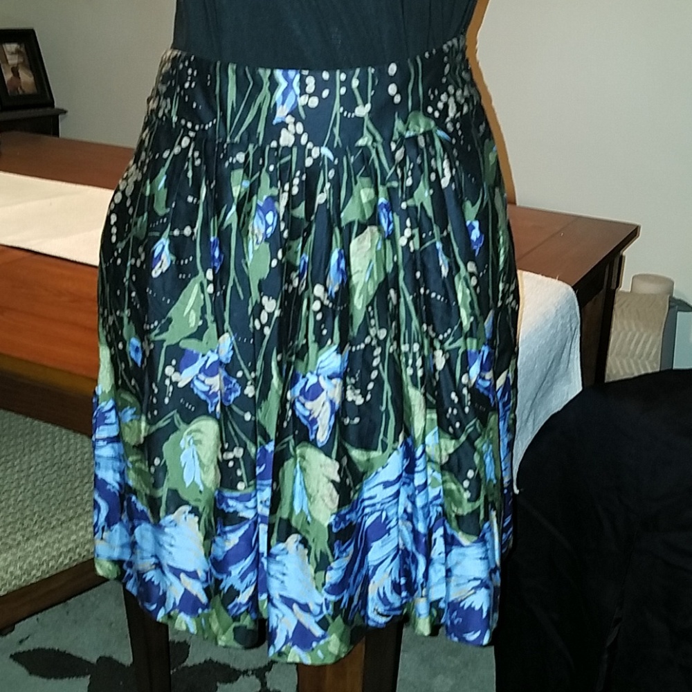 LOFT Flouncy Cotton Skirt
